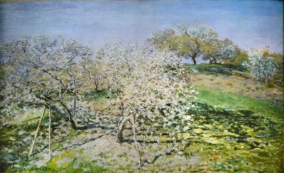 Frühling. Blühende Apfelbäume von Claude Monet